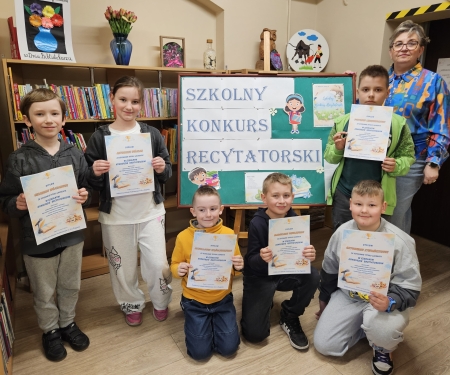 Wyniki Szkolnego Konkursu Recytatorskiego